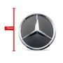 Imagem de Jogo 4 Calota Centro Roda Mercedes Classe CLS 350 400 500 Grafite Fosco