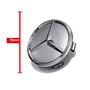 Imagem de Jogo 4 Calota Centro Roda Mercedes Classe GLK 220 280 300 350 Prata Especial