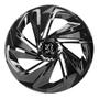 Imagem de Jogo 4 Calota Nitro Black Aro 14 Peugeot 206 207 208 307