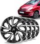 Imagem de Jogo 4 Calotas Ds4 Aro 14 Black Silver Citroen Picasso C3