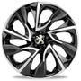 Imagem de Jogo 4 Calotas Ds4 Aro 14 Black / Silver Peugeot 206 207 307