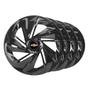 Imagem de Jogo 4 Calotas Esportivas Aro 13 Nitro Black Chevrolet GM