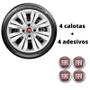 Imagem de jogo 4 calotas Fiat aro 14 Uno, Palio, Doblo, Strada 