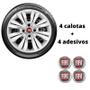 Imagem de Jogo 4 calotas Fiat aro 14 Uno, Palio, Siena, Doblo, Strada Cod.1140FI