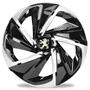 Imagem de Jogo 4 Calotas Nitro Aro 14 Black Silver Peugeot 206 Sw 307