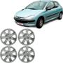 Imagem de Jogo 4 Calotas Peugeot 206 207 307 98 a 14 Aro14 Cubo Baixo