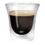 Imagem de Jogo 4 Copos Parede Dupla Vidro 90Ml Café Chá Bar Drink