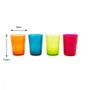 Imagem de Jogo 4 copos vidro coloridos conjunto 4 peças 560ml Libbey