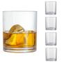 Imagem de Jogo 4 Copos Whisky inquebrável 400ml Policarbonato Cristal