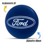 Imagem de Jogo 4 Emblema Adesivo Calota Ford Azul Resinado - 48mm