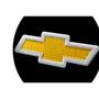 Imagem de Jogo 4 Emblema Roda  Chevrolet 3D Preto 48mm.