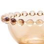 Imagem de Jogo 4 mini bowls 9 cm para sobremesa de cristal âmbar Pearl Wolff - 28230