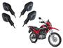 Imagem de Jogo 4 Piscas Fume Cristal Mini Nxr Bros 2014 Universal Honda Cg Titan Fan 125 150 Ate 2013 Cbx 250 Twister Cb 300 Xre 300