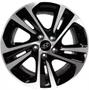 Imagem de Jogo 4 Rodas BRW 1470 Creta Prestige Aro 16 5x114,3 Preto Diamante Tala 6 ET 43