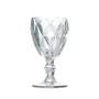 Imagem de Jogo 4 Taças de Vidro Cor Transparente Diamante Clear p/ Água Vinho Class Home 240ml
