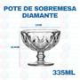Imagem de Jogo 4 Taças Diamante para Sobremesa 335mL Transparente