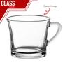 Imagem de Jogo 4 Xícaras Café Chá Vidro Vintage 180ml Transparente