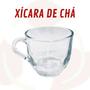 Imagem de Jogo 4 Xicaras De Cafe 150ML Transparente Vidro Liso S/ Pires