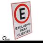 Imagem de Jogo 5 Placas 19x14cm Informativa Exclusivo para Clientes