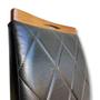 Imagem de Jogo 6 Cadeiras Sala de Jantar Estofada Madeira - material sintético Preto