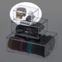 Imagem de Jogo 6 caixa decorativa acrílico pequena com tampa organizador maquiagem joias acessórios cosméticos