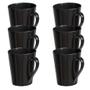 Imagem de Jogo 6 Caneca Chá Café Preto 250ml em Porcelana