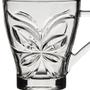 Imagem de Jogo 6 Canecas De Vidro Borboleta 280Ml Class Home