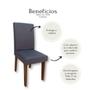 Imagem de Jogo 6 Capas para Cadeira Premium Malha Gel Cores Variadas