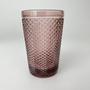 Imagem de Jogo 6 Copos De Vidro Roxo/Marsala Bico de Jarra 355ml