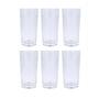 Imagem de Jogo 6 Copos De Vidro Tower Listras 250Ml Class Home