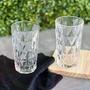 Imagem de Jogo 6 Copos Luxo Transparente Drink 370 ML Modelo Diamante