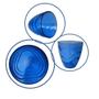 Imagem de Jogo 6 Copos Para Sucos Água Wisky 250ml Vidro Fundo Azul - Pasabahce.