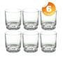 Imagem de Jogo 6 Copos Vidro Baixos Fiorde 290ml Whisky Conhaque Agua - L'Hermitage