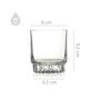 Imagem de Jogo 6 Copos Vidro Baixos Fiorde 290ml Whisky Conhaque Agua - L'Hermitage