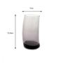 Imagem de Jogo 6 Copos Vidro Curvo Alto Longo 390ml Bebidas Água Sucos Utensílio Cozinha Servir Mesa Posta Design Moderno Resistente