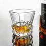 Imagem de Jogo 6 Copos Whisky Vidro Licor Luxuoso Sofisticado 285ml