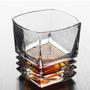 Imagem de Jogo 6 Copos Whisky Vidro Licor Luxuoso Sofisticado 300Ml