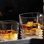 Imagem de Jogo 6 Copos Whisky Vidro Licor Luxuoso Sofisticado 300Ml
