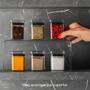 Imagem de Jogo 6 Mini Potes Lumini 180ml Organizadores De Temperos