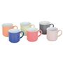 Imagem de Jogo 6 Mini Xícaras White Bicolor 90ml Para Café Mimo Style