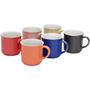 Imagem de Jogo 6 Mini Xícaras White Bicolor 90ml Para Café Mimo Style