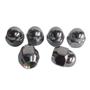 Imagem de Jogo 6 Porca de Roda Nissan Frontier X-Terra Sentra March Livina Tiida Versa Rosca M12x1.25mm Chave 21 - Marca ZM Original Cromada