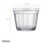 Imagem de Jogo 6 Potes 600ml, 350ml e 150ml Papinha Vidro Americano