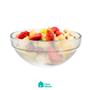 Imagem de Jogo 6 Pratos e 6 Tigela Bowl Pro Aparelho De Jantar Vidro Transparente Sobremesa