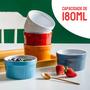 Imagem de Jogo 6 Ramekin Colorido Canelado 180ml Forno Suflê Cupcake