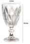 Imagem de Jogo 6 Taça de Vidro Transparente 340ML Conjunto Diamond P/ Água Vinho Drinks
