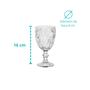 Imagem de Jogo 6 Taça Diamond Transparente Vidro Suco Vinho Água 240ml
