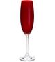 Imagem de Jogo 6 Taças 220ml Para Champanhe Colibri Vermelho Cristal Ecológico Bohemia