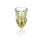 Imagem de Jogo 6 Taças De Cristal Wolff Palm Tree Sprayed 450ml Transparente/Verde