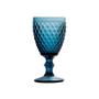 Imagem de Jogo 6 Taças de Vidro Bico de Abacaxi Cor Azul para Água Lyor 260ml